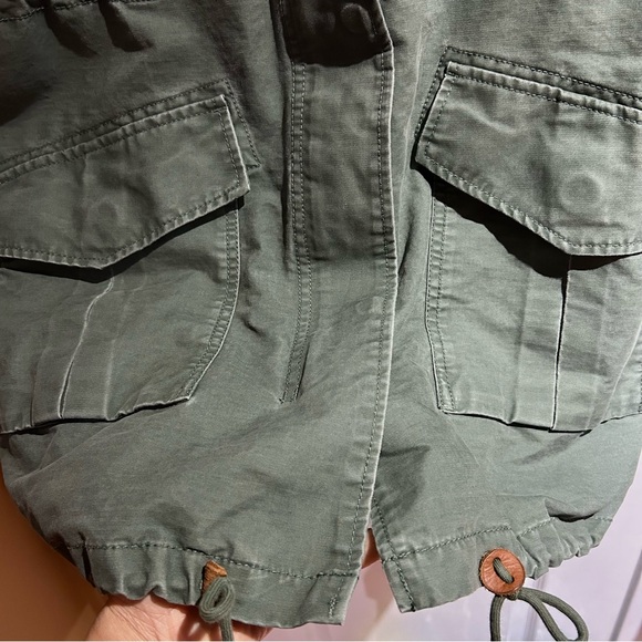 Abercrombie Fitch women hooded utility jacket size M - Picture 3 of 5